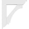 Ekena Millwork Standard Imperial Architectural Grade PVC Bracket With Traditional Ends, 5"W x 24"D x 32"H BKTP05X24X32IMP01 - alternate 2